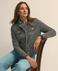 Cotton Blend Tweed Jacket | Brooks Brothers