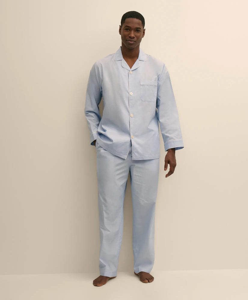 Cotton Broadcloth Pajamas | Brooks Brothers