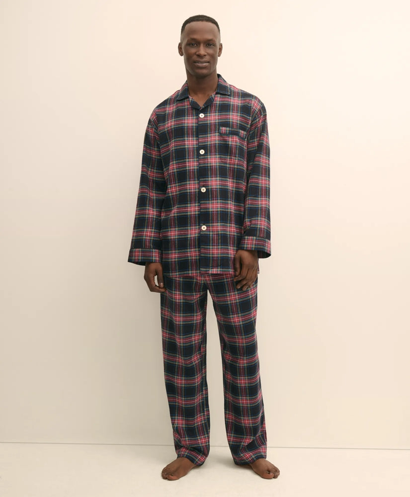 Cotton Flannel Tartan Pajamas | Brooks Brothers