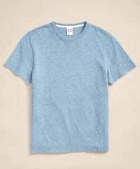 Cotton-Linen Pique T-Shirt | Brooks Brothers