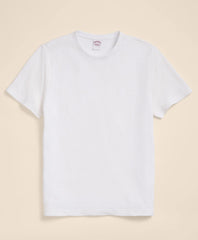 Cotton-Linen Pique T-Shirt | Brooks Brothers