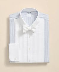 Cotton Oxford Polo Button-Down Collar, 10-Pleat Contrast-Stripe Tuxedo Shirt | Brooks Brothers