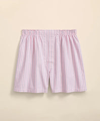 Cotton Oxford Striped Boxers | Brooks Brothers