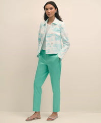 Cotton Sateen Slim Pants | Brooks Brothers