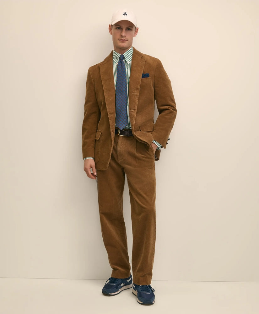 Cotton Wide-Wale Corduroy Pants | Brooks Brothers