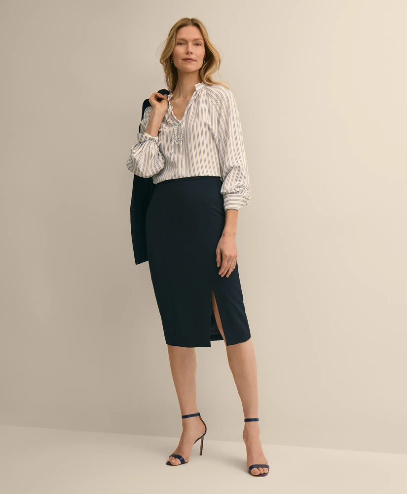 Crepe Pencil Skirt | Brooks Brothers