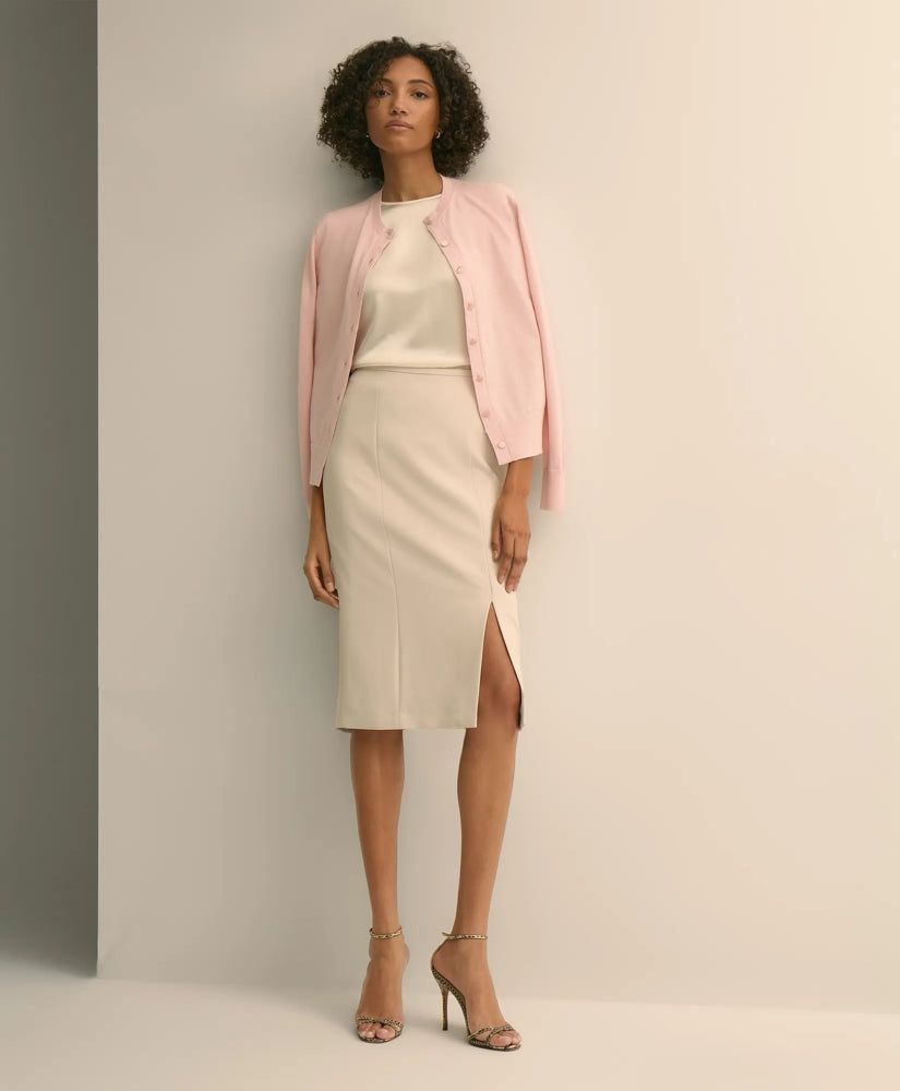 Crepe Pencil Skirt | Brooks Brothers