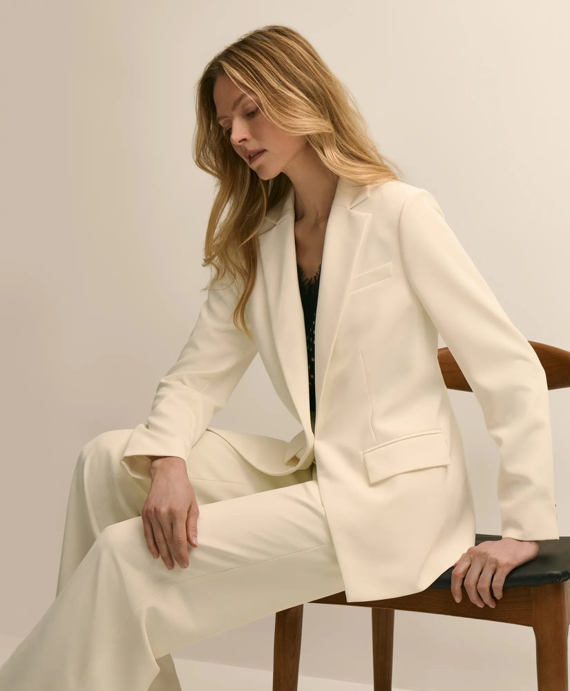 Crepe Relaxed Fit Jacket | Brooks Brothers