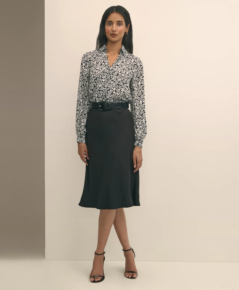 Crepe Slip Skirt | Brooks Brothers