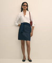 Denim Straight Skirt | Brooks Brothers