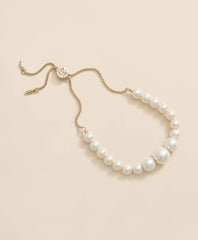 Faux-Pearl Gold-Plated Bolo Bracelet | Brooks Brothers