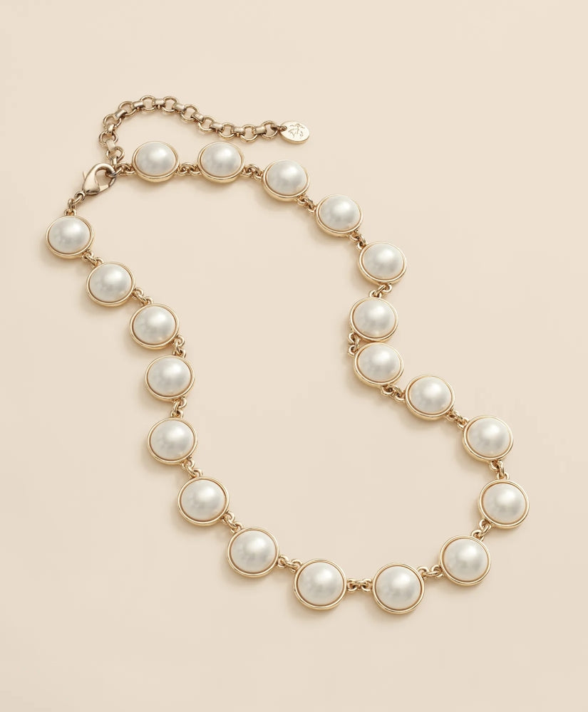 Faux-Pearl Gold-Plated Necklace | Brooks Brothers