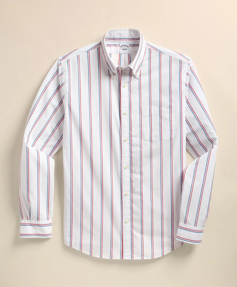 Friday Shirt, Poplin Ribbon Stripe | Brooks Brothers