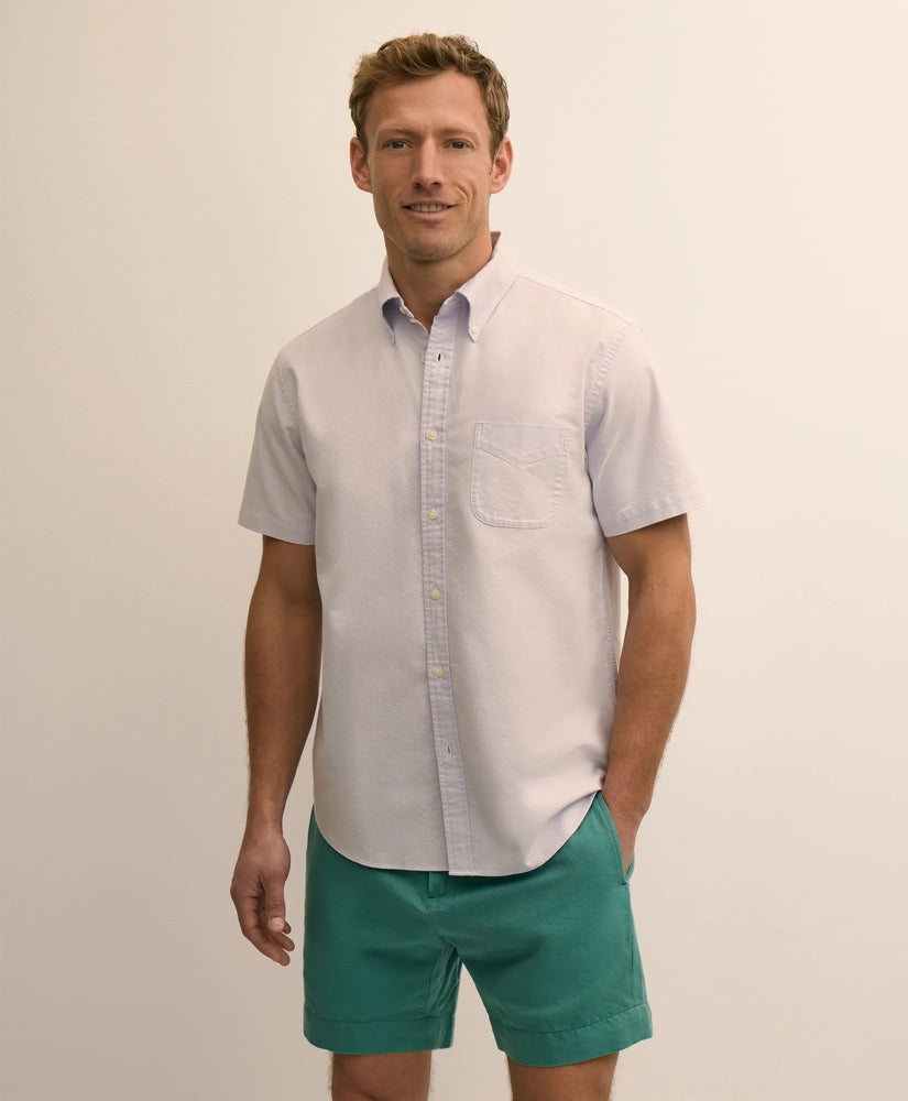 Friday Short-Sleeve Oxford Shirt | Brooks Brothers