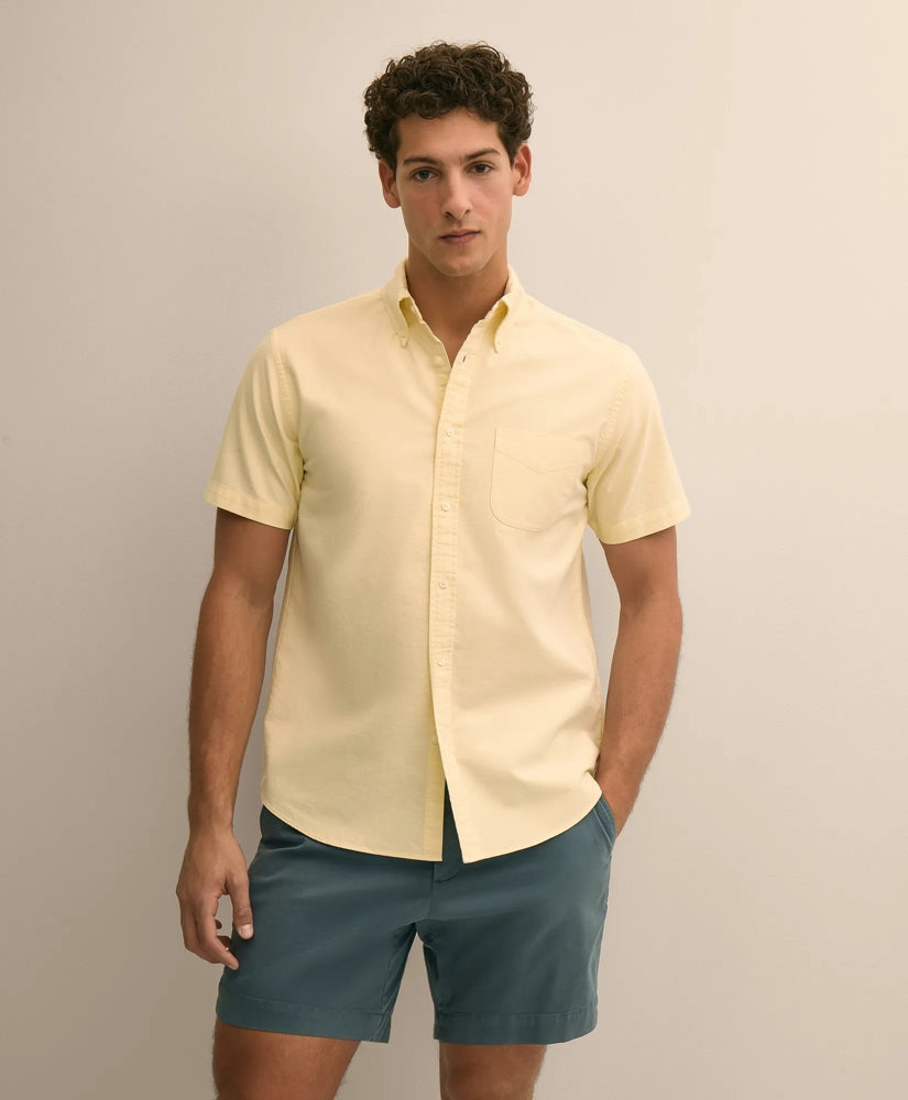 Friday Short-Sleeve Oxford Shirt | Brooks Brothers