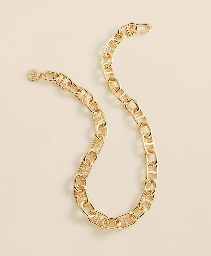 Gold-Toned Mariner Link Necklace | Brooks Brothers