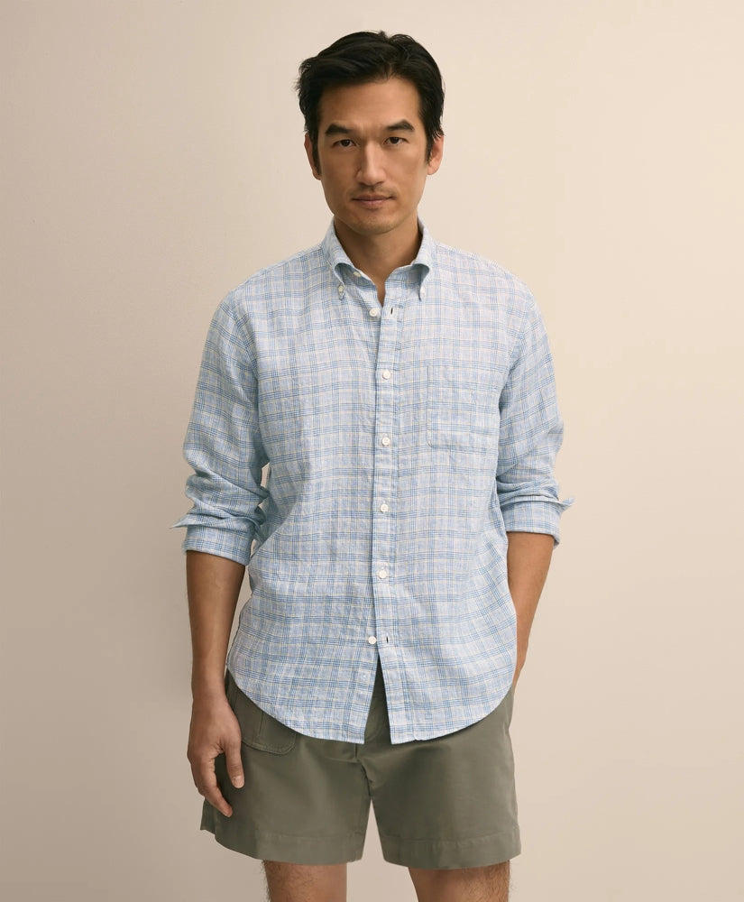 Irish Linen Sport Shirt | Brooks Brothers