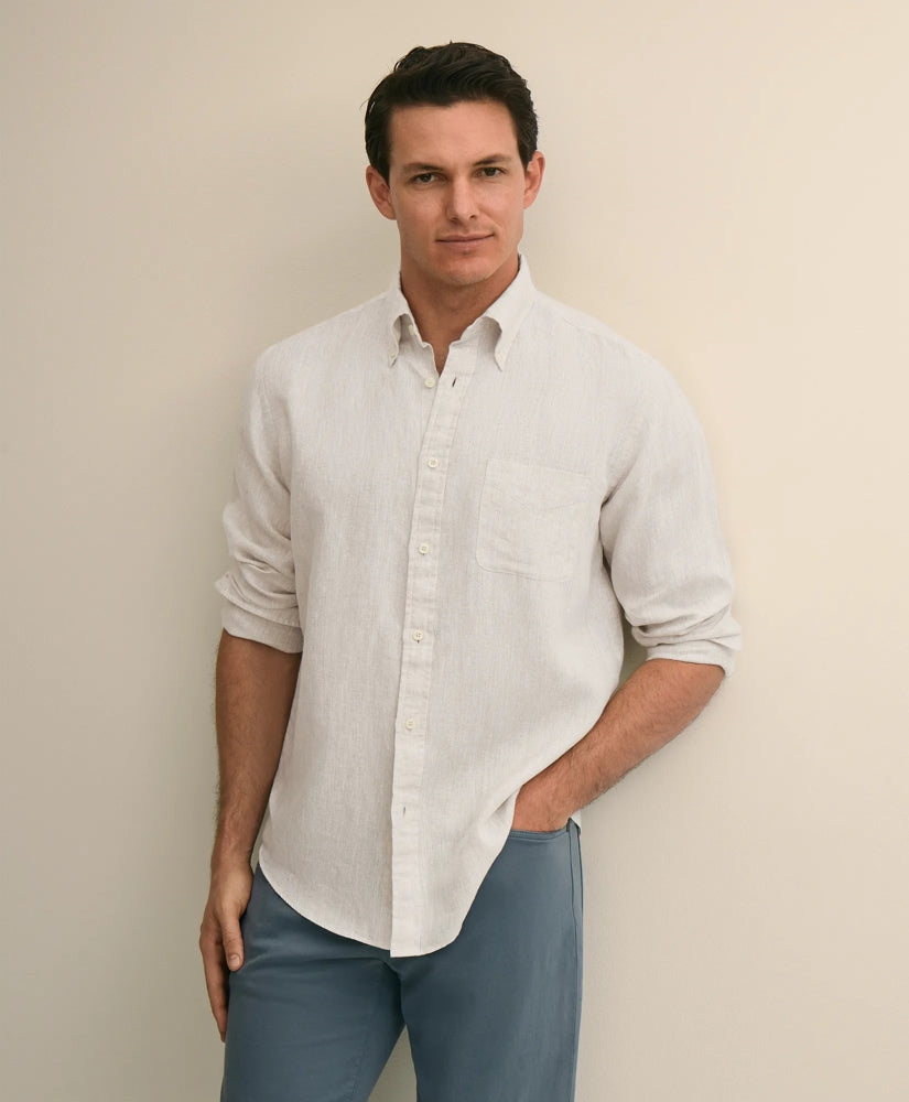 Irish Linen Sport Shirt | Brooks Brothers