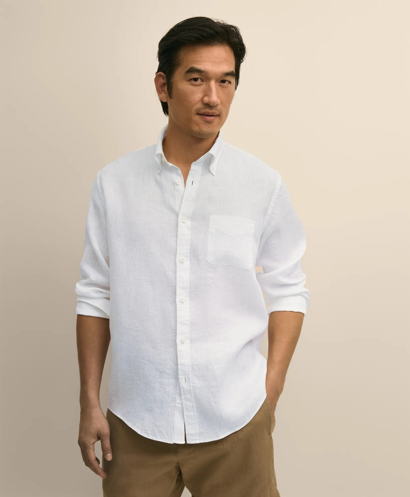 Irish Linen Sport Shirt | Brooks Brothers