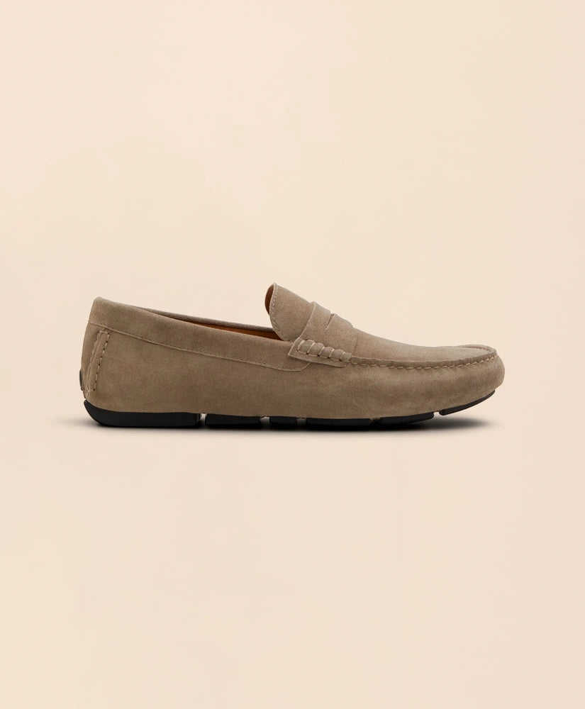 Jefferson Suede Driving Moccasins | Brooks Brothers