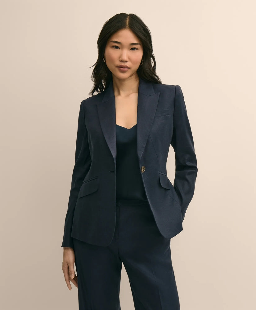Linen Blend Jacket | Brooks Brothers