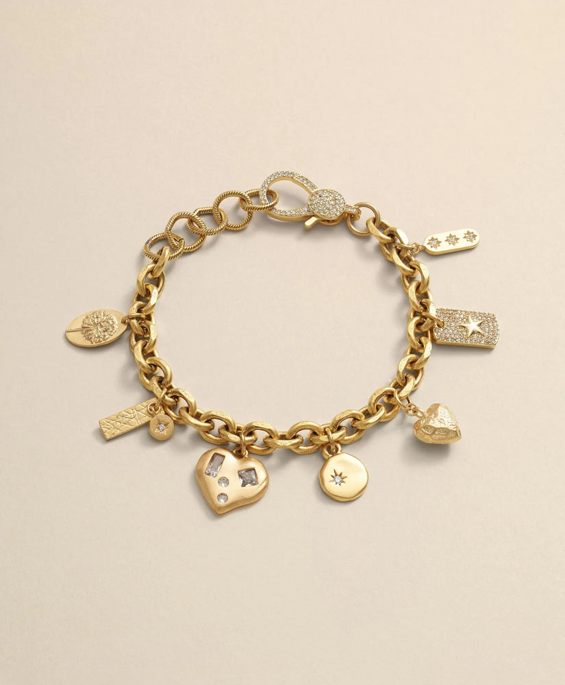Loni Paul Charm Bracelet in 14K Plated Gold | Brooks Brothers