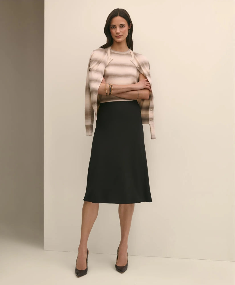 Matte Jersey Skirt | Brooks Brothers