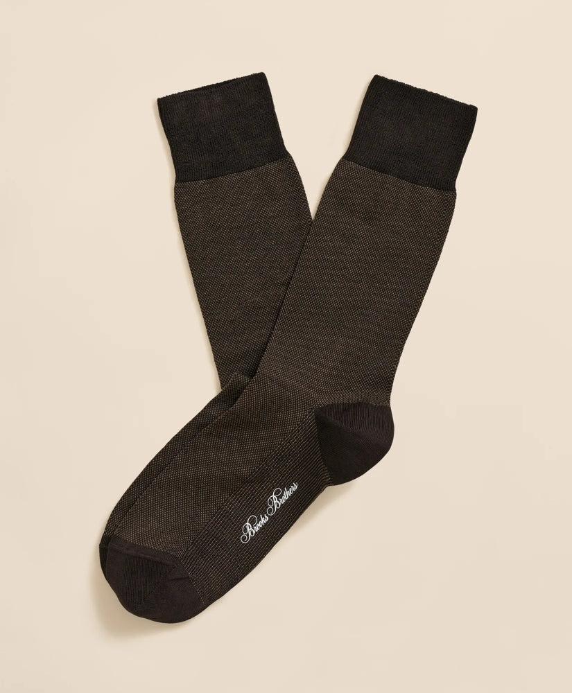 Merino-Wool-Blend Mini Dot Socks | Brooks Brothers