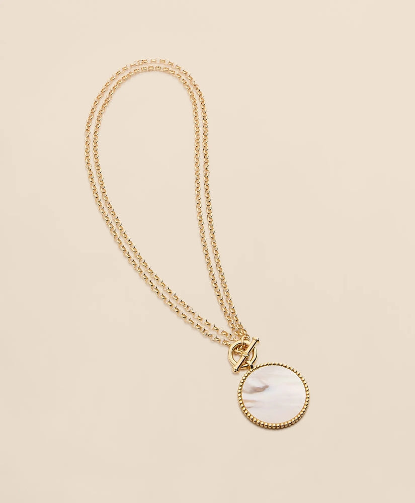 Mother-Of-Pearl Pendant Necklace | Brooks Brothers