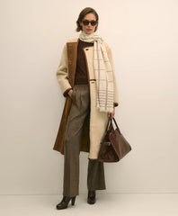 Double-Breasted Shearling Coat | Brooks Brothers