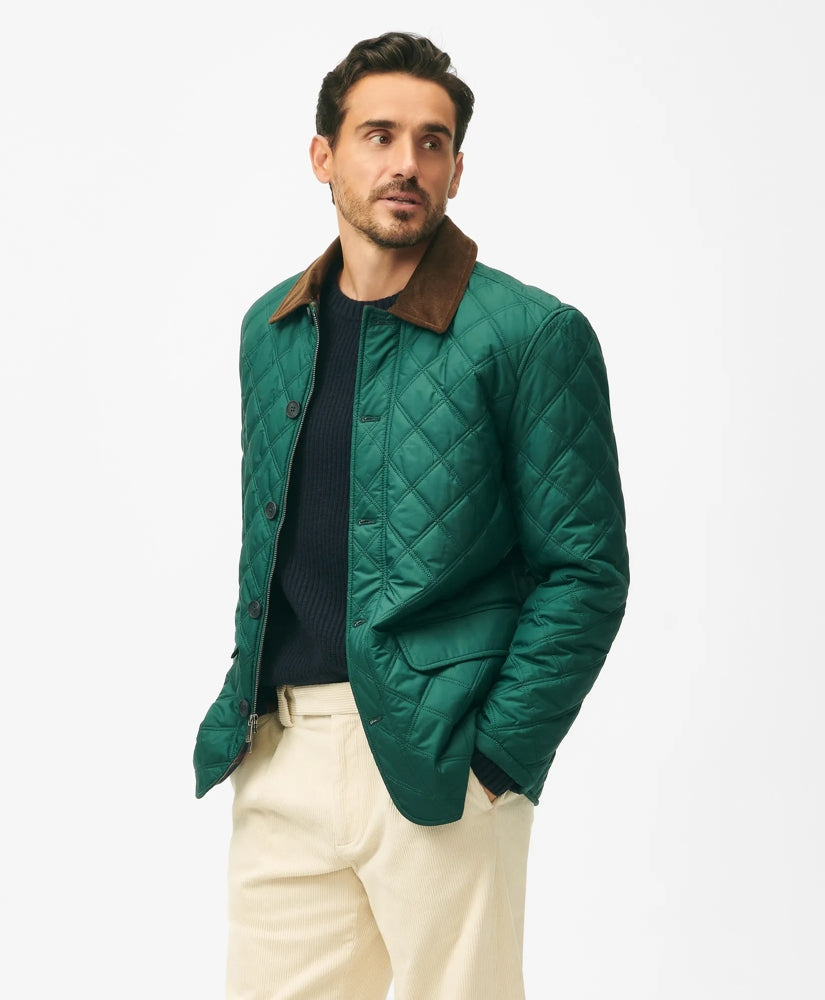 Paddock Diamond Quilted Coat | Brooks Brothers