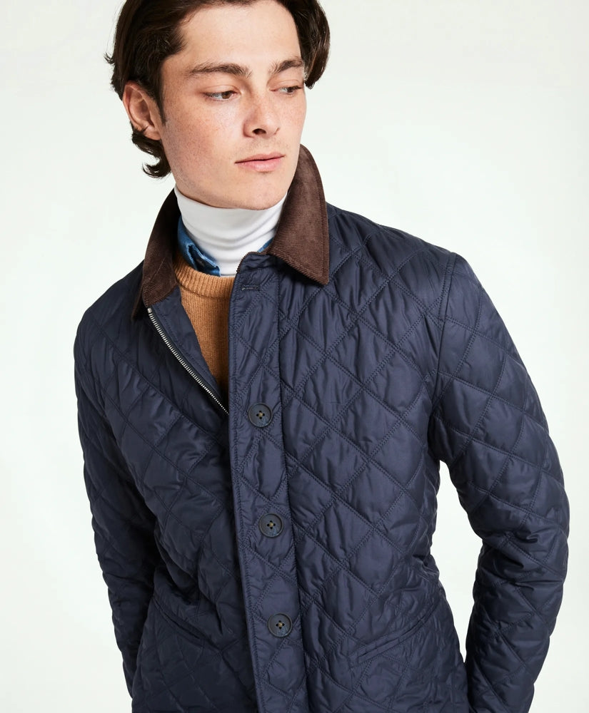 Paddock Diamond Quilted Coat | Brooks Brothers