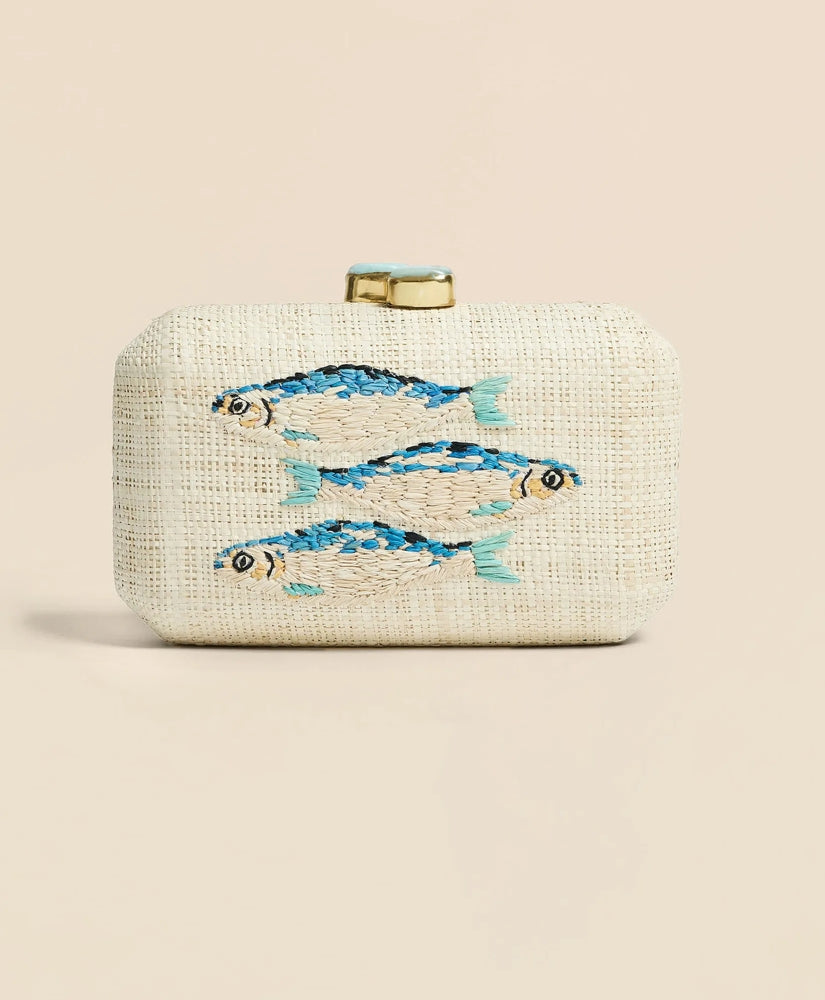 Pamela Munson Sardines Clutch | Brooks Brothers