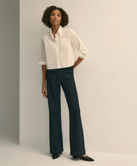 Patch Pocket Bootcut Jeans | Brooks Brothers