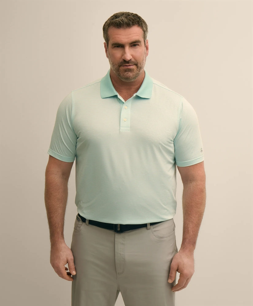 Performance Series Big & Tall Microstripe Polo Shirt | Brooks Brothers