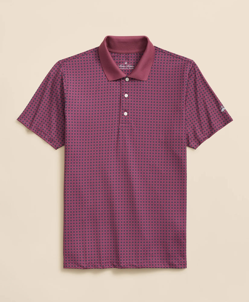 Performance Series Foulard Print Polo Shirt | Brooks Brothers