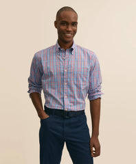 Performance Series Stretch Polo Button-Down Collar, Gingham Sport Shirt | Brooks Brothers