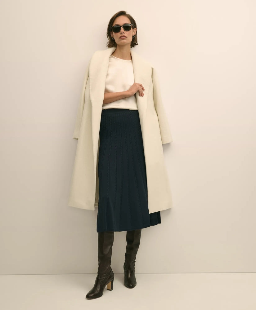 Cable Knit Midi Sweater Skirt | Brooks Brothers