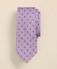 Silk-Cotton Dot Tie | Brooks Brothers