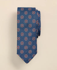 Silk-Linen Foulard Tie | Brooks Brothers