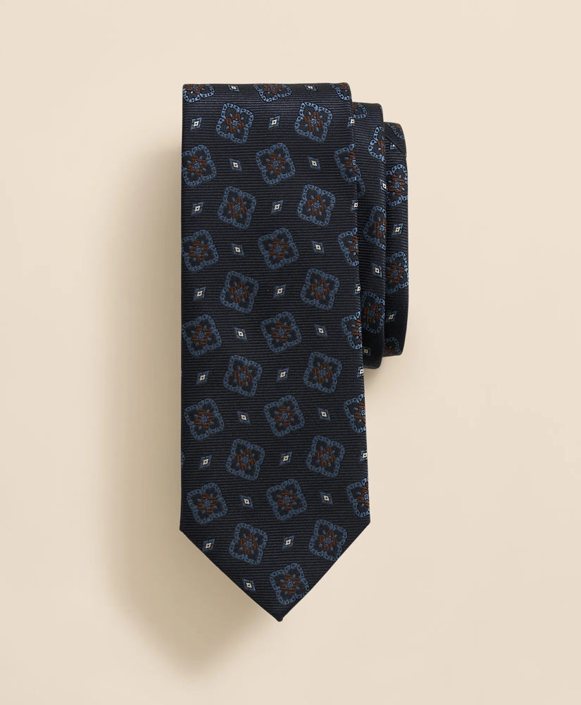 Silk Tossed Medallion Tie | Brooks Brothers