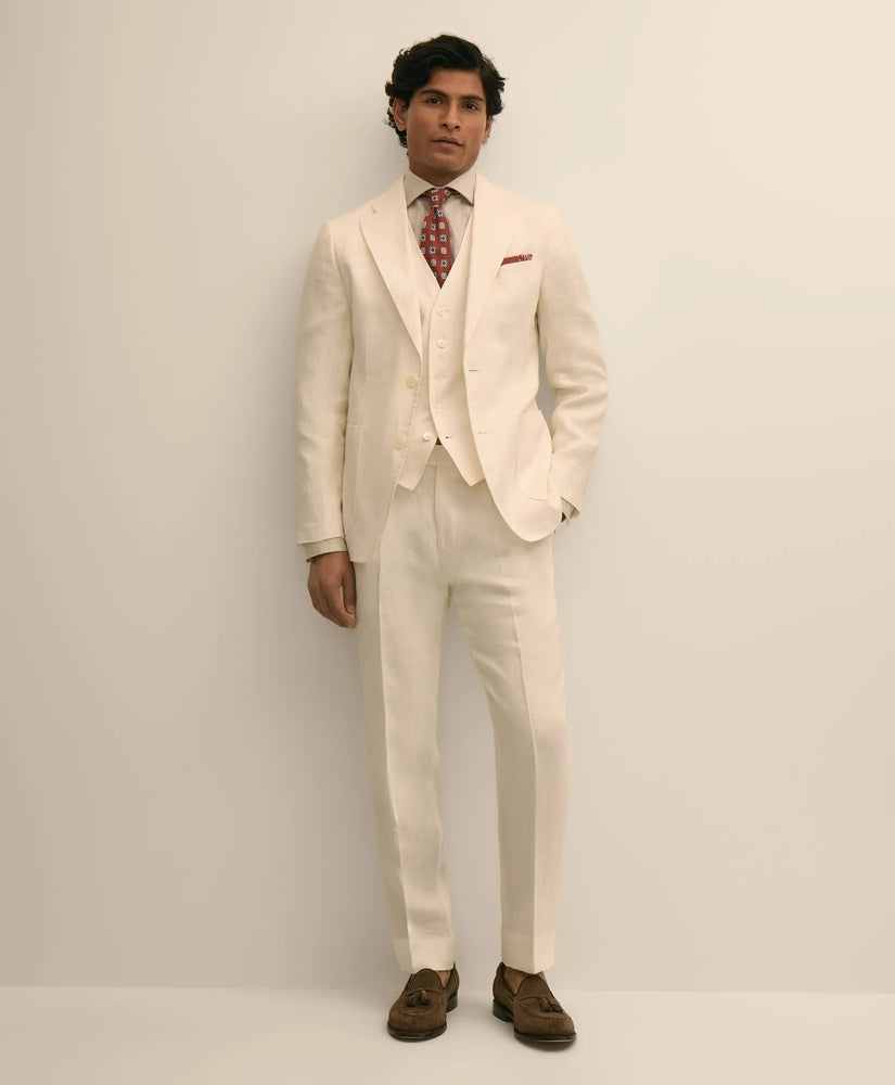 Slim Fit Linen Suit Pants | Brooks Brothers