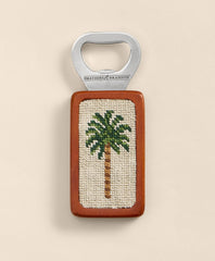 Smathers & Branson Needlepoint Desert Palm Bottle Opener | Brooks Brothers