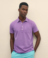 The Vintage Short-Sleeve Garment Dyed Polo Shirt | Brooks Brothers