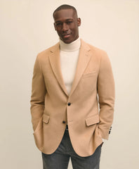 Traditional Fit Camel Hair Twill 1818 Sport Coat | Brooks Brothers
