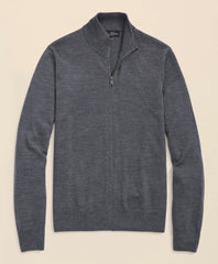 Ultimate Merino Wool Full Zip Sweater | Brooks Brothers