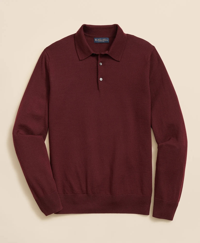 Ultimate Merino Wool Polo Sweater | Brooks Brothers