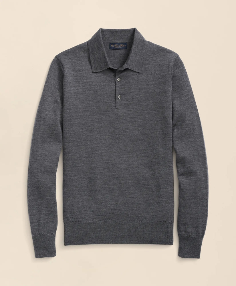 Ultimate Merino Wool Polo Sweater | Brooks Brothers