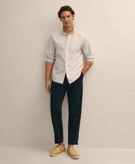 Washed Cotton Seersucker Pants | Brooks Brothers