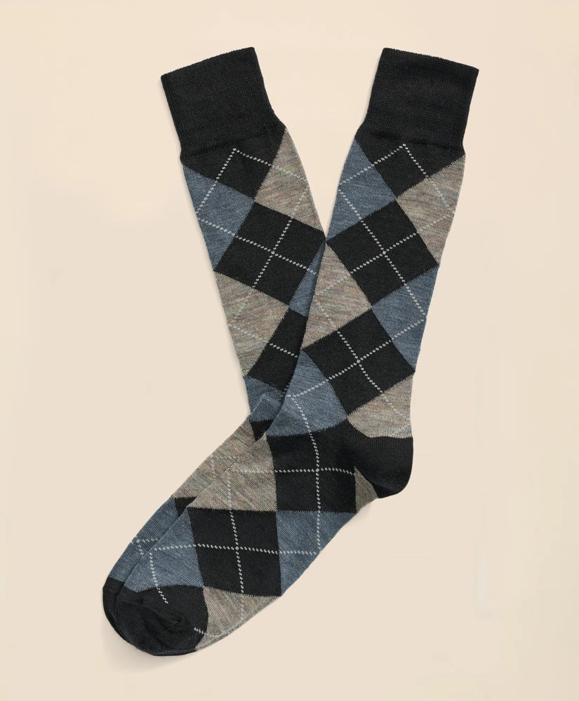 Wool Blend Argyle Socks | Brooks Brothers